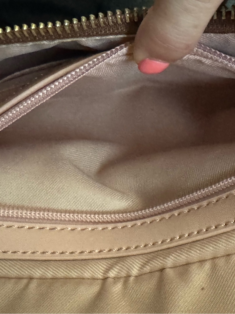 Poppy & Peonies Sidekick chestnut Brown Pebbled Leather Crossbody Bag - Picture 5 of 15